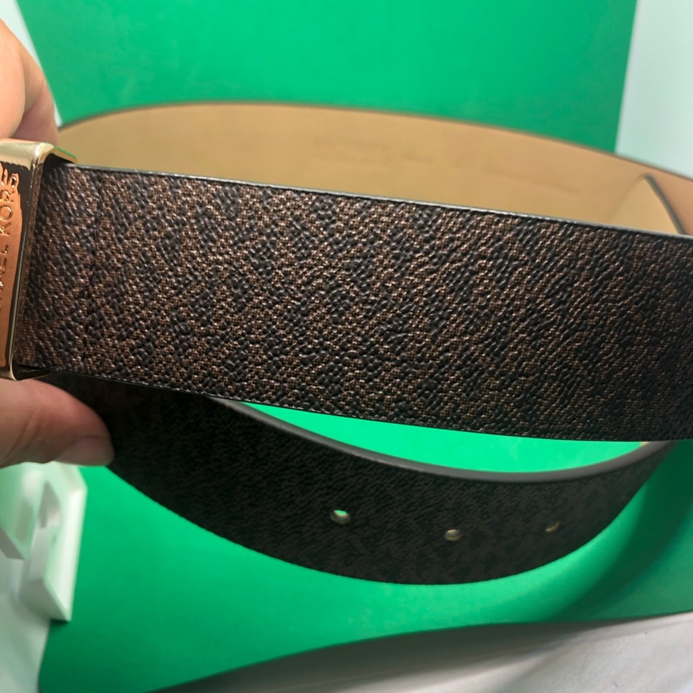 2/$45 NWT MICHAEL KORS BROWN BELT. - Picture 5 of 11